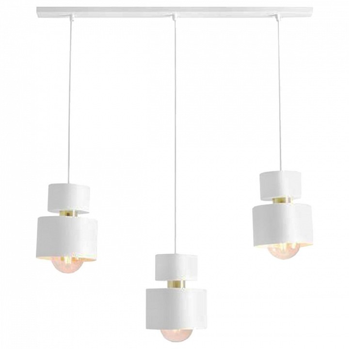 Фото Подвесной светильник Imex MD.9022 MD.9022-3-P-WH+FGD IMX_MD.9022-3-P-WH_FGD - интернет-магазин МегаТерем в Москве