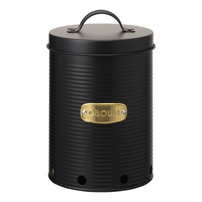 Банка для хранения овощей irmel, 2,5 л, графит (78385)