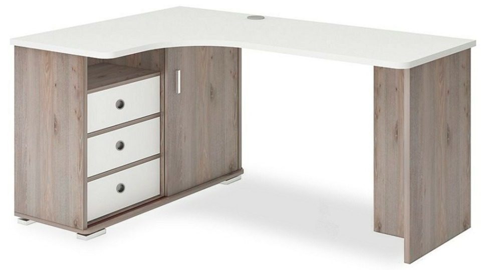 Фото Стол письменный Домино СР-165С MER_SR-165S-NBEBE-LEV-NOVYJ - интернет-магазин МегаТерем в Москве