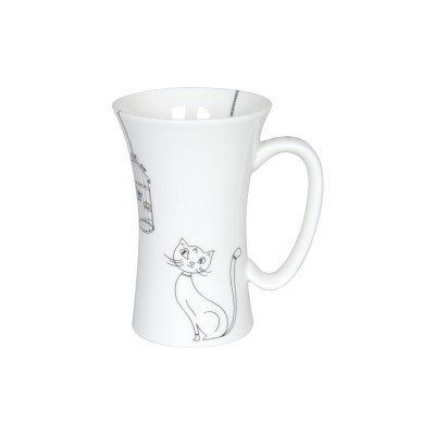 Кружка "Кошки и птички...