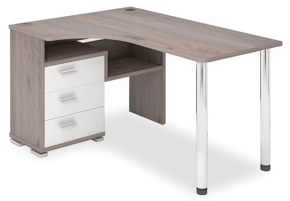 Фото Стол письменный Домино СР-132С-140 MER_SR-132S-140-NBE-LEV - интернет-магазин МегаТерем в Москве