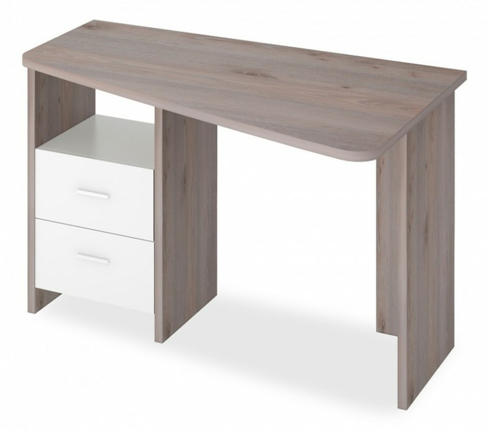 Фото Стол письменный Домино Лайт СКЛ-Трап120 MER_SKL-Trap120_NBE_PRAV - интернет-магазин МегаТерем в Москве