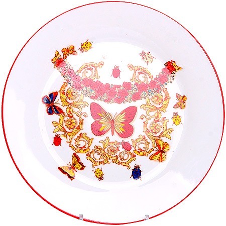 Фото Блюдо сервировочное 20,5 см Романтика LORAINE (30786) - интернет-магазин МегаТерем в Москве