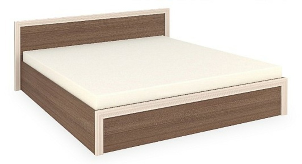 Фото Кровать двуспальная Нобиле Кр-200 MER_Kr-200-SHK - интернет-магазин МегаТерем в Москве