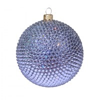 Новогодний шар Лунный свет с кристаллами Swarovski (4056)