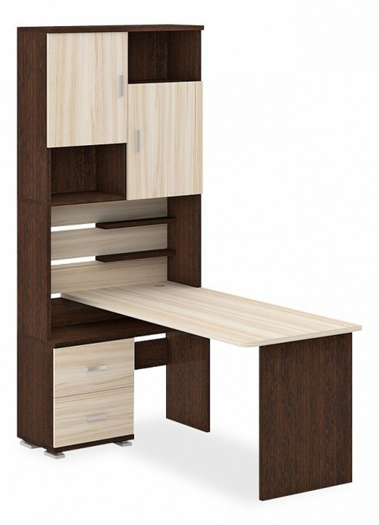 Фото Стол компьютерный Домино СР-720/160 MER_SR-720-160-VKK-LEV - интернет-магазин МегаТерем в Москве