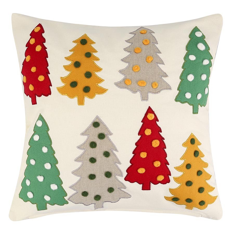 Фото Чехол на подушку jolly forest из коллекции new year essential, 45х45 см (79796) - интернет-магазин МегаТерем в Москве