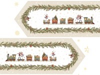 Дорожка на стол "щелкунчик", 45х145см, бежевый, 100% хлопок,твил Lefard (850-757-3)