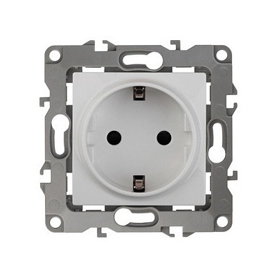 Розетка с заземлением, без ...