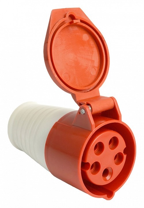 Фото Розетка переносная разборная с заземлением и крышкой Stekker RST 49441 FE_49441 - интернет-магазин МегаТерем в Москве