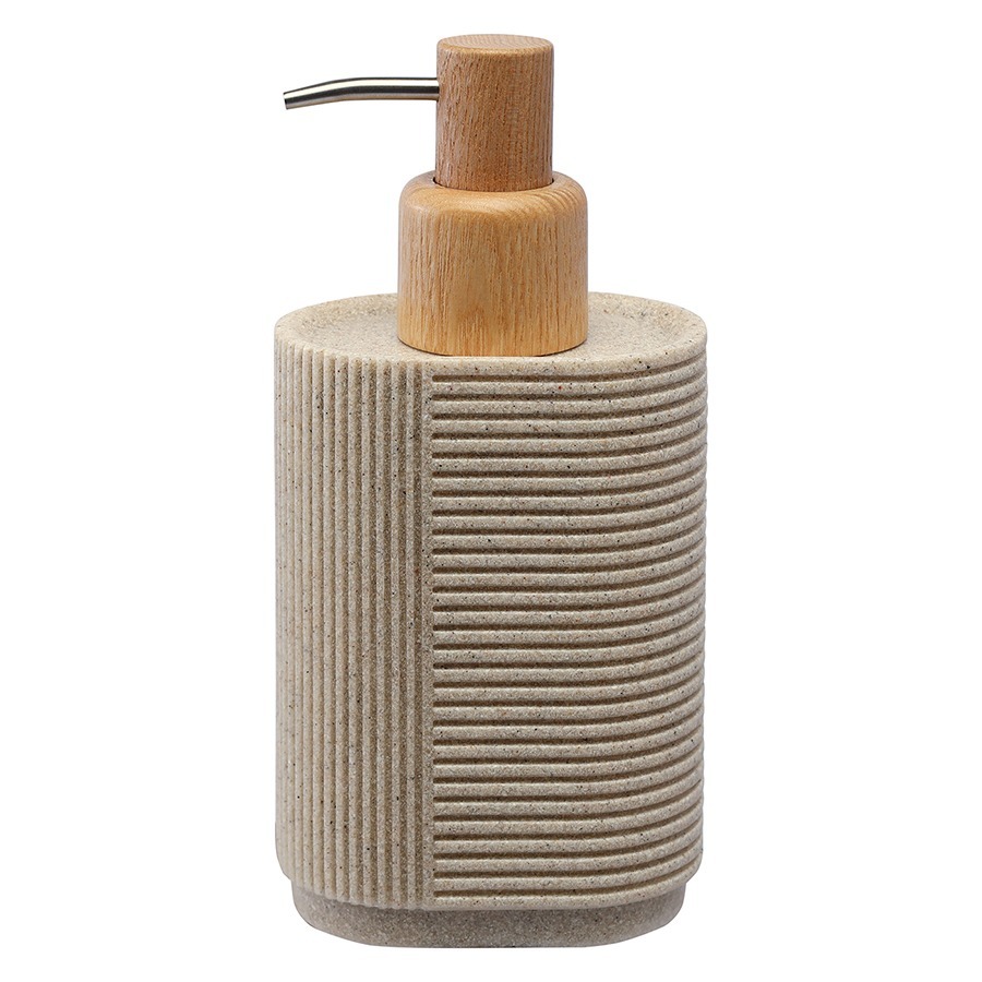 Фото Диспенсер для жидкого мыла dune, песочный (78865) - интернет-магазин МегаТерем в Москве