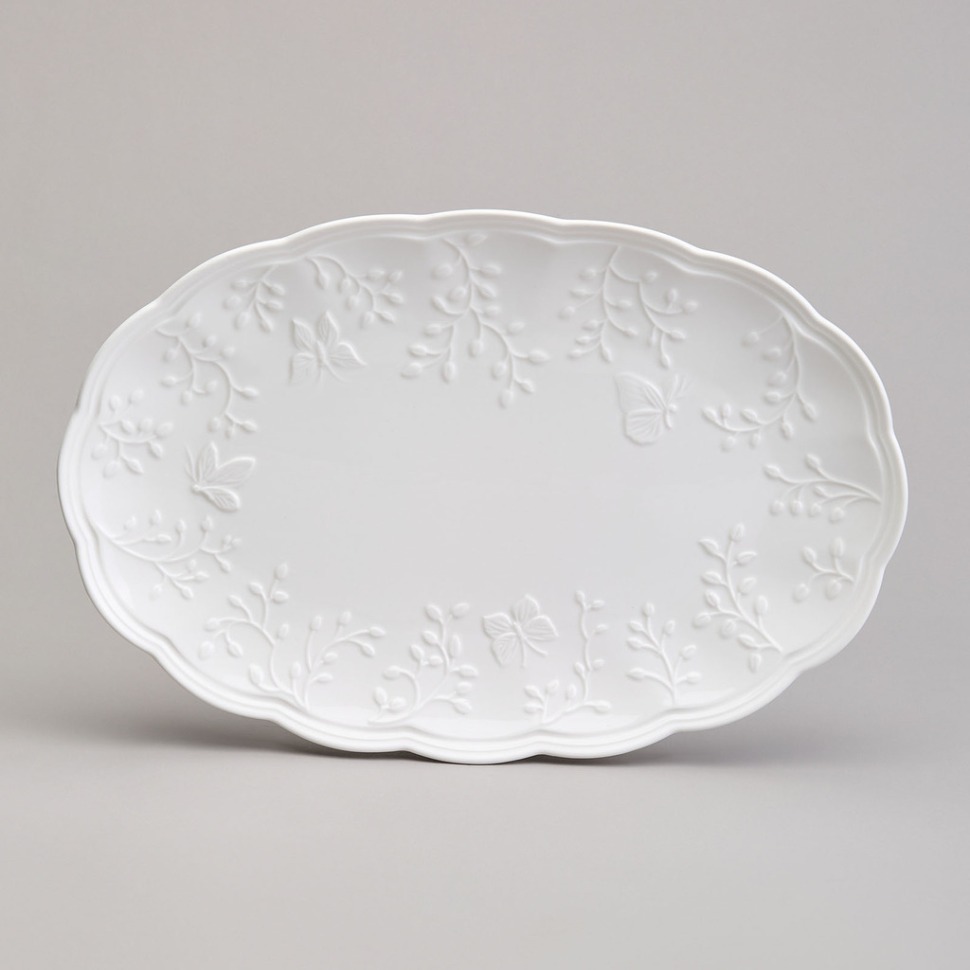 Фото Блюдо овальное lefard lavender 31*21*3 см (761-137)  - интернет-магазин МегаТерем в Москве