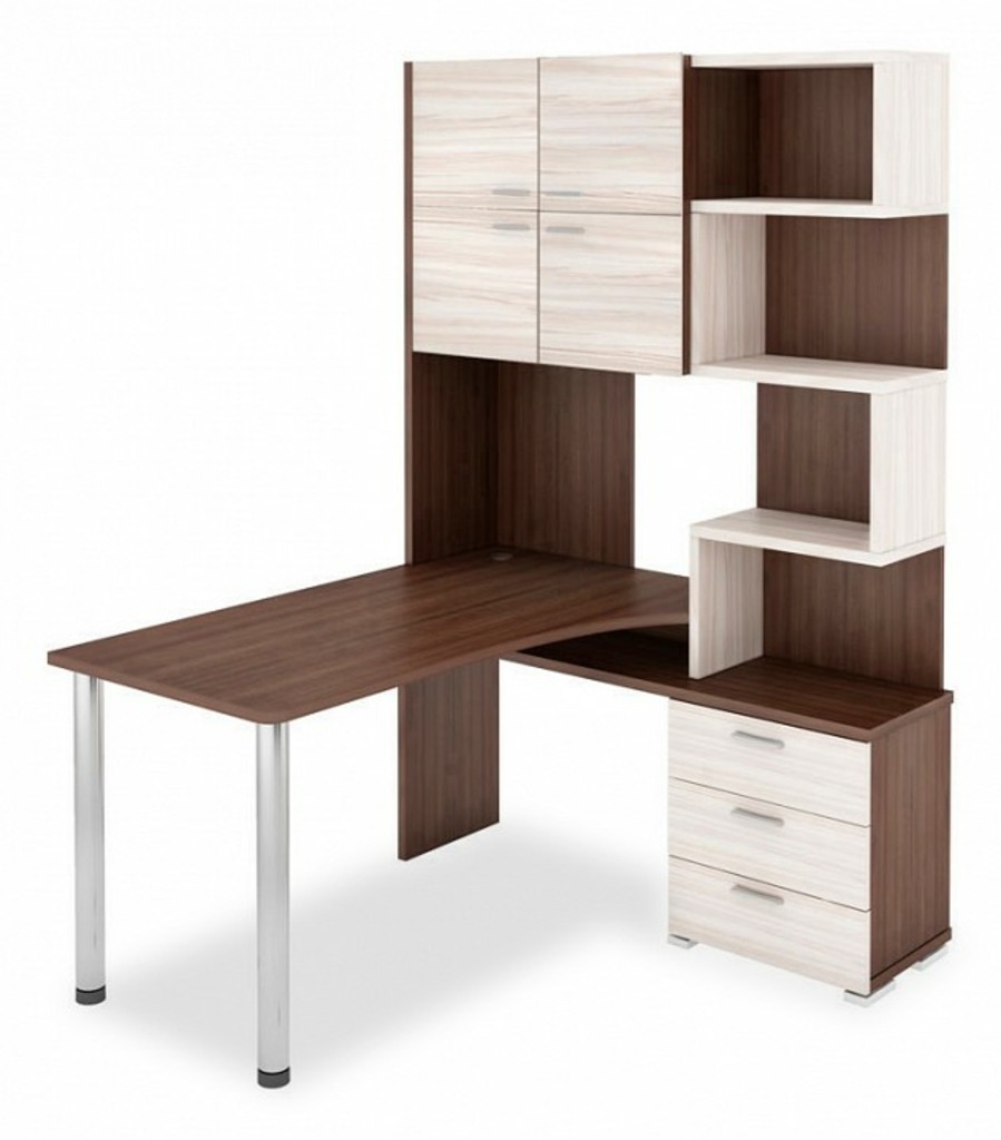 Фото Стол компьютерный Домино СР-500М/140 MER_SR-500M_140_SHKSH-PRAV - интернет-магазин МегаТерем в Москве