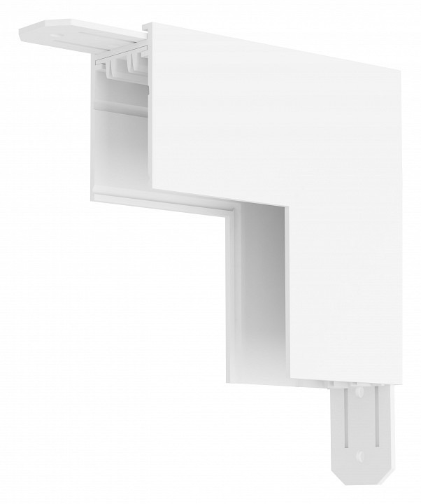 Фото Соединитель угловой L-образный для треков Denkirs Smart TR2108-WH DK_TR2108-WH - интернет-магазин МегаТерем в Москве