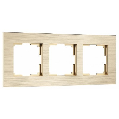 Рамка на 3 поста Werkel AluMax шампань W0033511 WRK_a066335