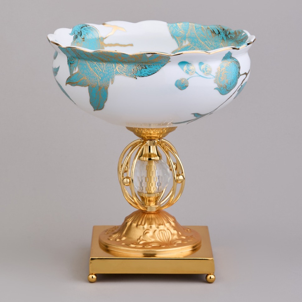 Фото Фруктовница на ножке 20*20*22,5 см Lefard (46-1385) - интернет-магазин МегаТерем в Москве