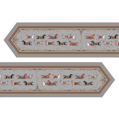 Дорожка "passage" 45х300см, 100% хлопок, серый ,твил c пропиткой Lefard (850-761-32)