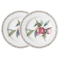 Набор тарелок закусочных lefard "fruit garden" 2 шт. 20,5 см (590-646) 