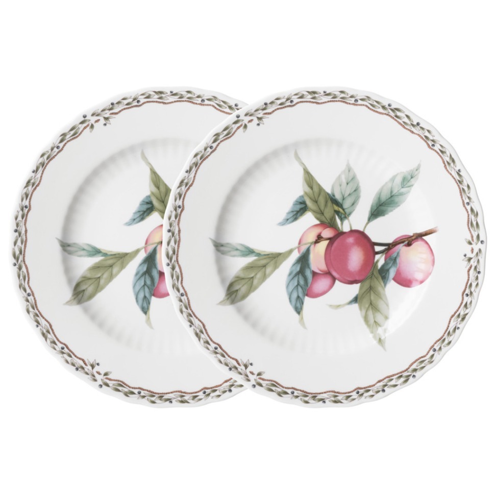 Фото Набор тарелок закусочных lefard fruit garden 2 шт. 20,5 см (590-646)  - интернет-магазин МегаТерем в Москве