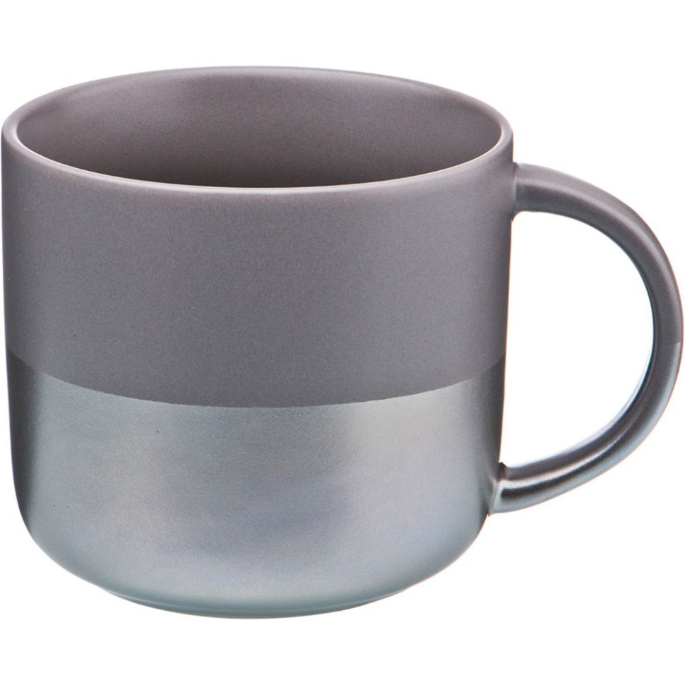 Фото Кружка velour 440 мл матовый темно-серый Bronco (407-100) - интернет-магазин МегаТерем в Москве