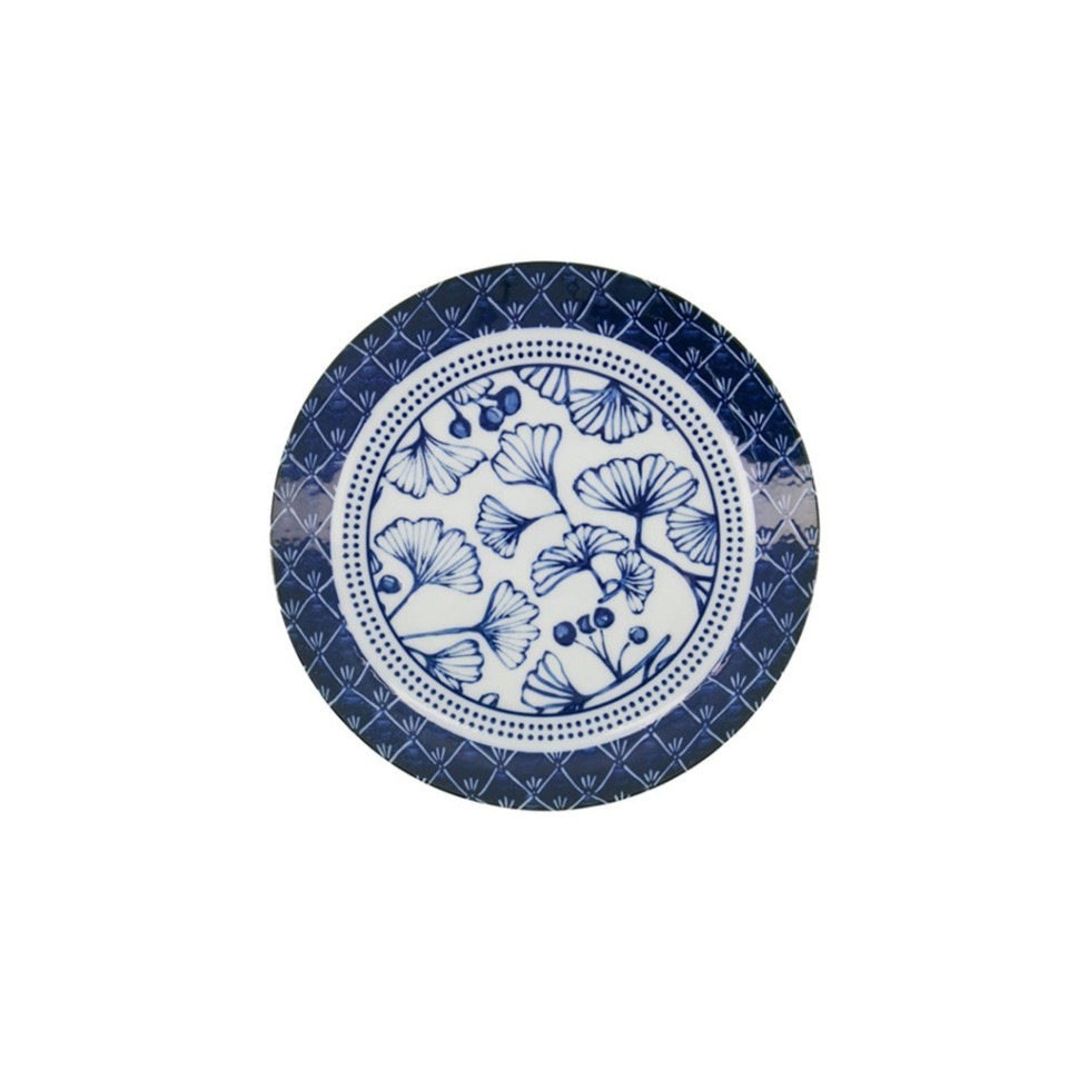 Фото Тарелка 16716, 20,6 см, фарфор, blue/white, TOKYO DESIGN - интернет-магазин МегаТерем в Москве