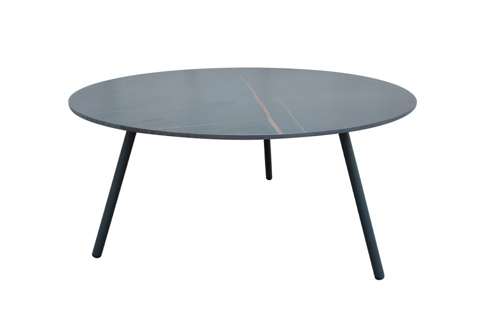 Фото Стол кофейный EMBRACE уличный черный d100*38см (TT-00012378) - интернет-магазин МегаТерем в Москве