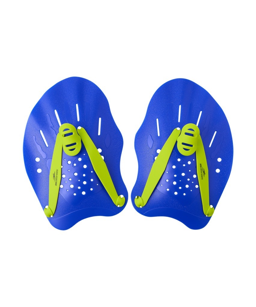 Фото Лопатки для плавания 25DEGREES Alfa Blue/Lime (2104932) - интернет-магазин МегаТерем в Москве