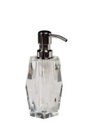 Диспенсер для мыла стекло прозрачное 6,5*h.18см (50мл) (TT-00014891)
