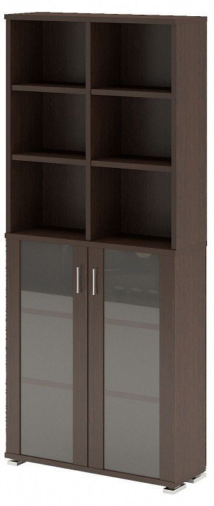 Фото Шкаф-витрина Домино ПУ-30-4-ФС MER_PU-30-4-FS_V - интернет-магазин МегаТерем в Москве