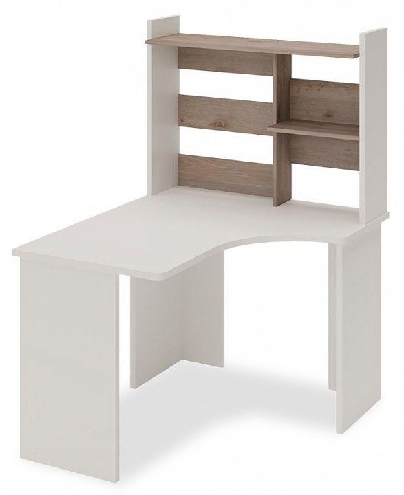 Фото Стол компьютерный Домино Lite СКЛ-Угл120+НКЛ-100 MER_SKL-Ugl120-NKL-100-bez-tumby-BEN-PRAV - интернет-магазин МегаТерем в Москве