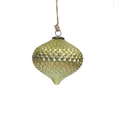 Новогодняя игрушка TD-007A, 15, стекло, light green, ROOMERS FURNITURE