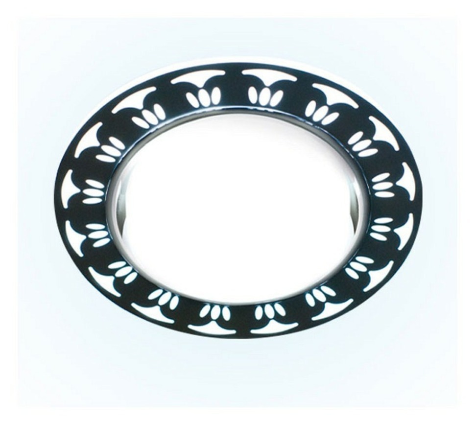 Фото Встраиваемый светильник Ambrella Light GX53 G433 G433 WH/CLD AMBR_G433_WH_CLD - интернет-магазин МегаТерем в Москве