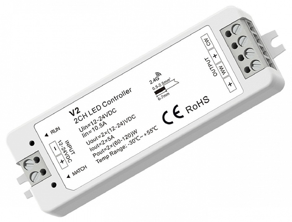 Фото Контроллер-диммер с регулятор ЦТ Favourite  2001-CTR-004 FV_2001-CTR-004 - интернет-магазин МегаТерем в Москве