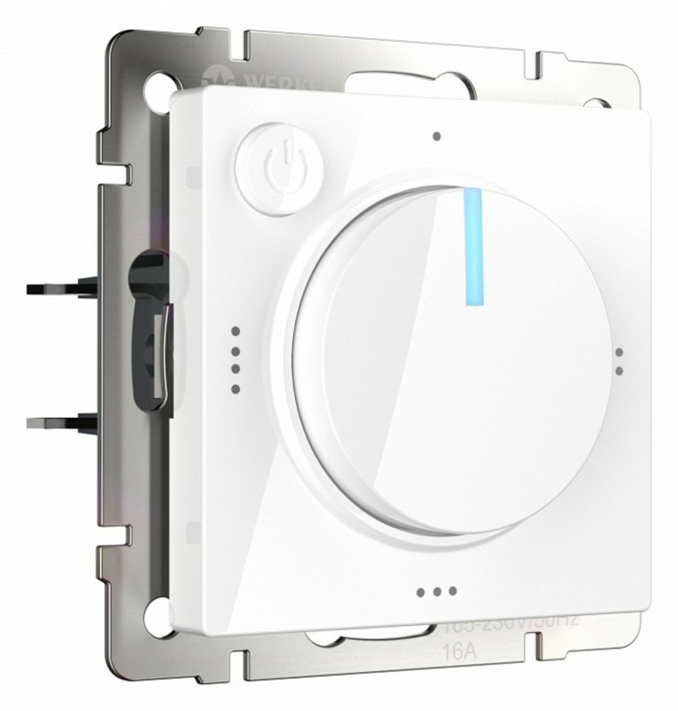 Фото Терморегулятор электромеханический для теплого пола Werkel белый W1151101 WRK_a051133 - интернет-магазин МегаТерем в Москве