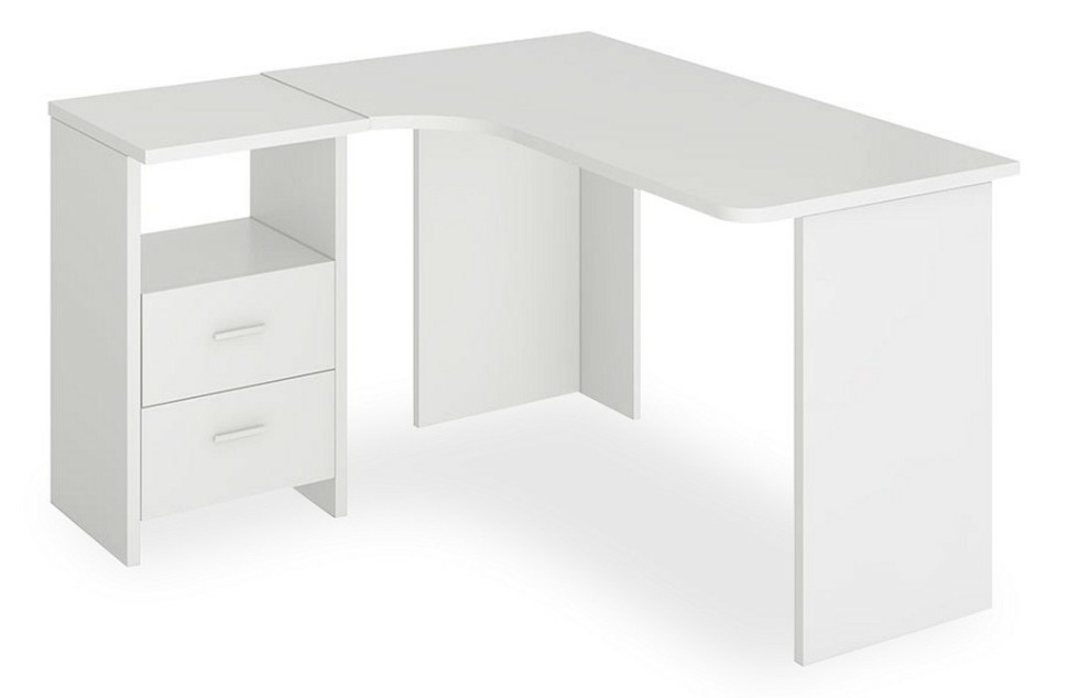 Фото Стол письменный Нельсон Lite СКЛ-Угл 130 MER_SKL-Ugl_130_BE_LEV - интернет-магазин МегаТерем в Москве