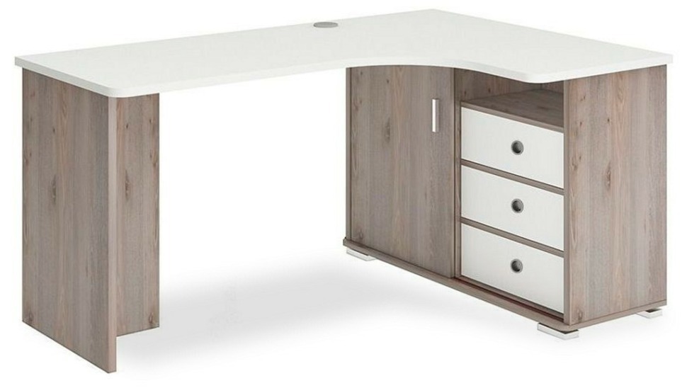 Фото Стол письменный Домино СР-165С MER_SR-165S-NBEBE-PRAV-NOVYJ - интернет-магазин МегаТерем в Москве