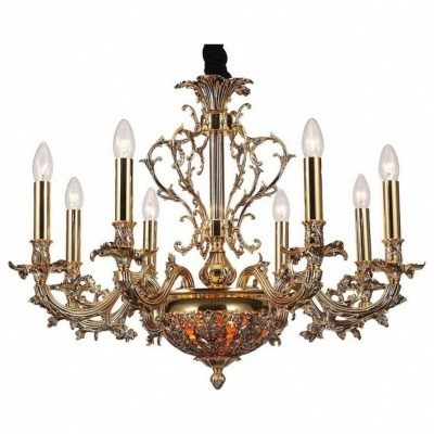 Подвесная люстра Lucia Tucci Firrnze FIRENZE 1780.8.2 antique gold LT_FIRENZE_1780.8.2_antique_gold