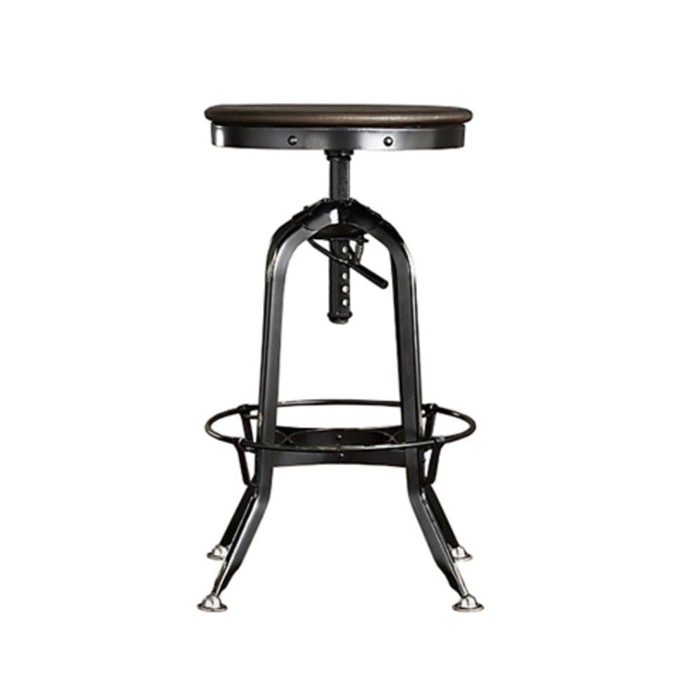 Фото Стул Винд FE24-724, 35, каркас - металл, сидение - дуб, RESTORATION HARDWARE - интернет-магазин МегаТерем в Москве