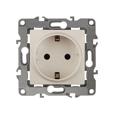 Розетка с заземлением, без ...