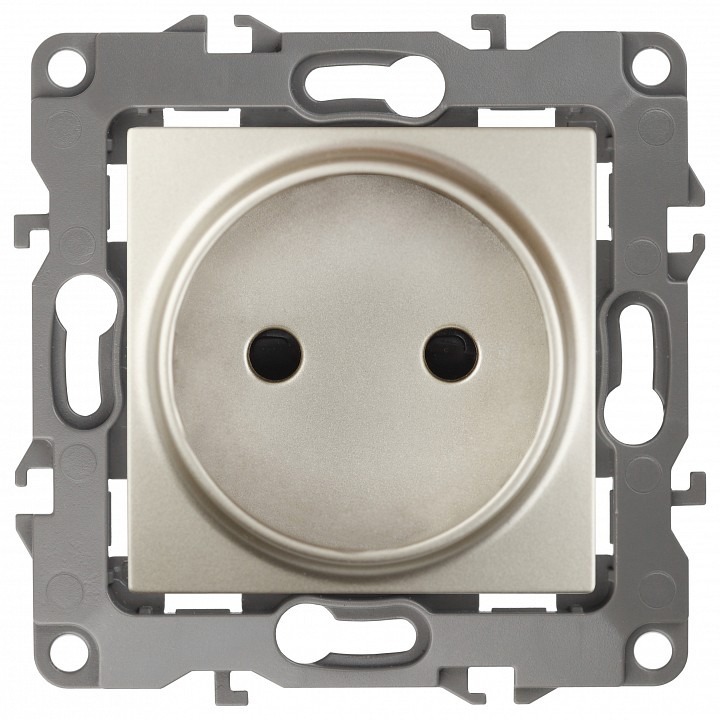 Фото Розетка без заземления, без рамки Эра Эра 12 12-2105-04 ER_B0018257 - интернет-магазин МегаТерем в Москве