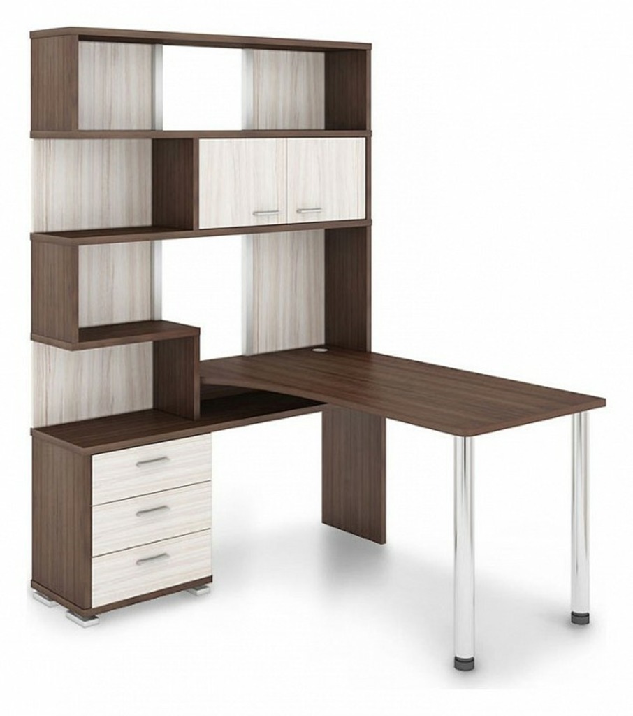 Фото Стол компьютерный СР-420/130 MER_SR-420-130_SHKSH-LEV - интернет-магазин МегаТерем в Москве