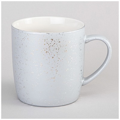 Кружка lefard 340мл shine серебро  мал уп=12шт (97-755) 