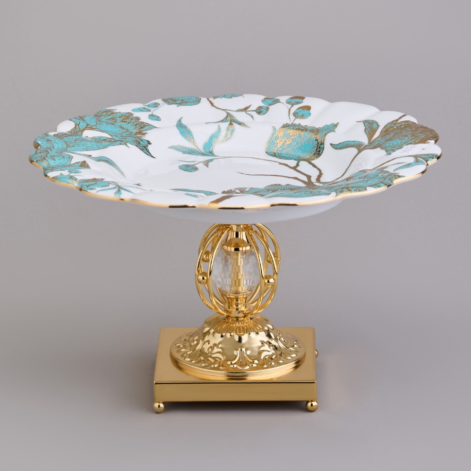 Фото Фруктовница на ножке 31*31*19 см Lefard (46-1386) - интернет-магазин МегаТерем в Москве