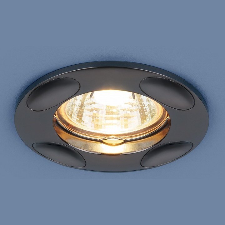 Фото Встраиваемый светильник Elektrostandard  7008 MR16 GR графит - интернет-магазин МегаТерем в Москве