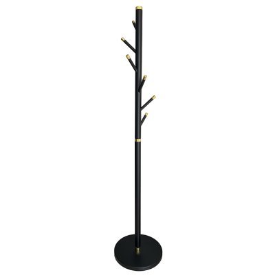 Вешалка напольная bakken, 180 см, золотистый хром/черная (74886)