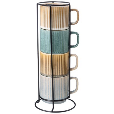 Набор кружек из 4 шт. 270 м...