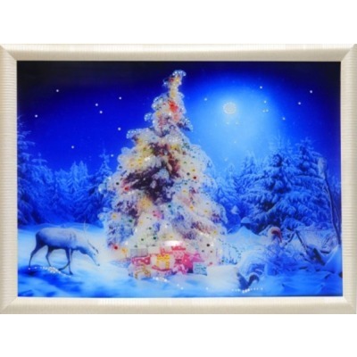 Картина Рождественский лес ...