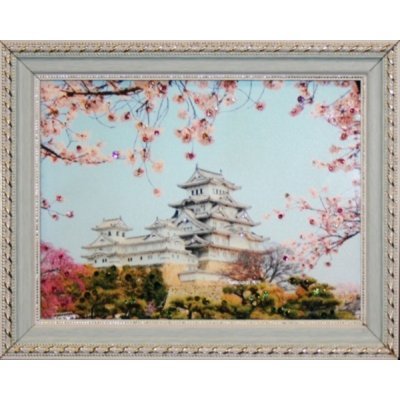 Картина Сакура с кристаллам...