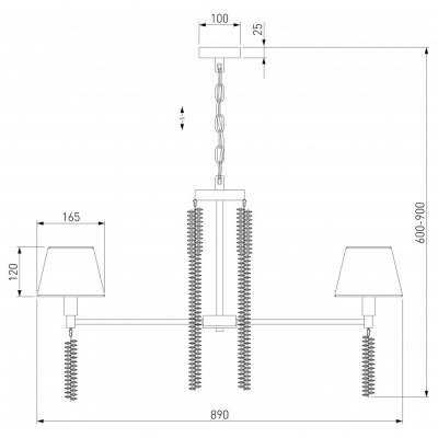 Подвесная люстра Eurosvet C...