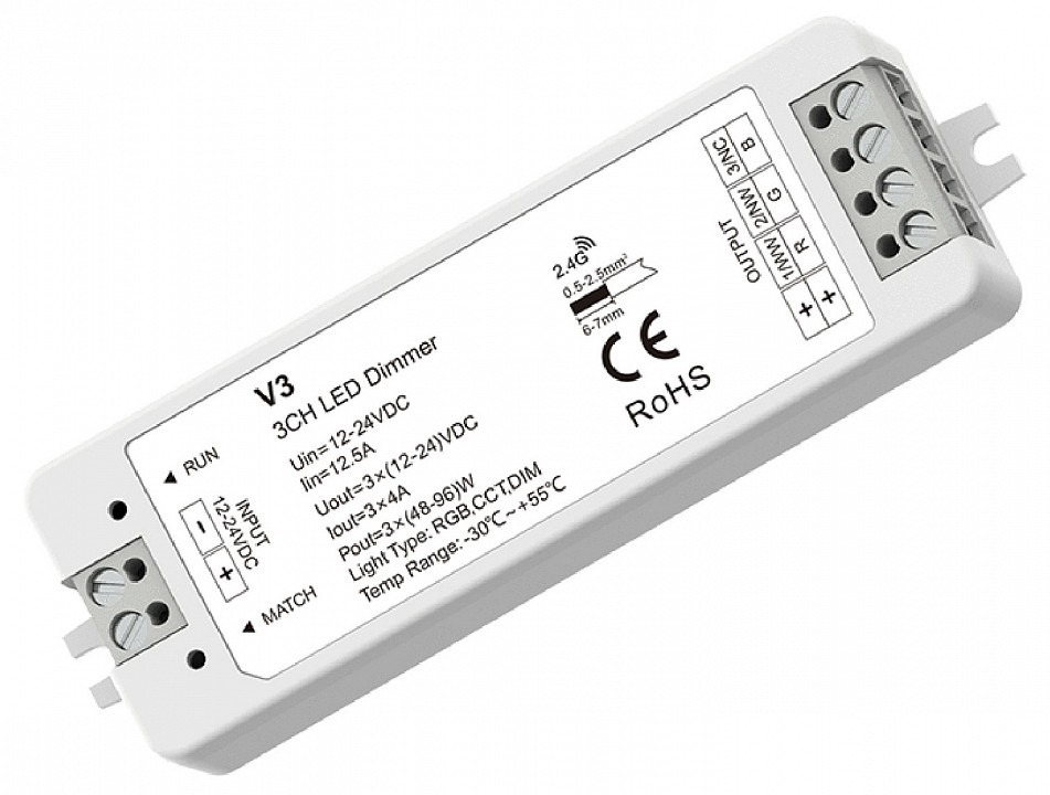 Фото Контроллер-регулятор цвета RGB Favourite  2001-CTR-005 FV_2001-CTR-005 - интернет-магазин МегаТерем в Москве